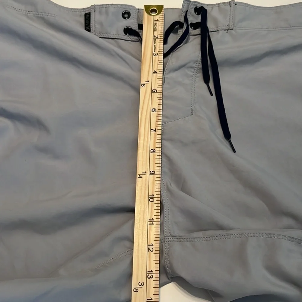 NWOT Hurley Men's Americana Icon Solid Grey Boardshort Size 34